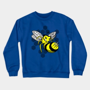 Cute Funny Mutant Bee Cartoon Gift For Kids Crewneck Sweatshirt